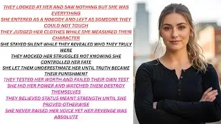 They Judged Her as Nothing &mdash; Until She Revealed the Truth | Her Revenge Was Silent and Brutal