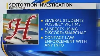 Sextortion investigation underway at Hortonville High School, possible victims include students