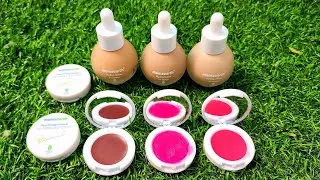 everyday natural makeup | RARA | 2 step makeup routine | day makeup | mamaearth cc serum & liptint
