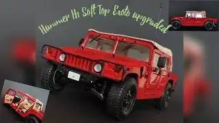 Hummer H1 Soft Top upgraded Exoto 1/18