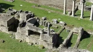 Jeff & Marge Roman Amphitheater Ruins Outside Valterra Italy Etruscan City Walls.