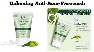The Man Company Anti-Acne Facewash Unboxing & Review | Neem & Salicylic Acid for Clear Skin