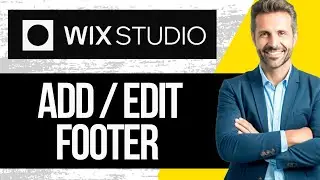 Как добавить и настроить нижний колонтитул в Wix Studio