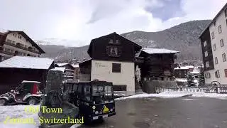 A walk exploring Zermatt, Switzerland
