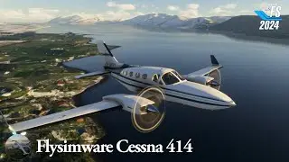 In the Land of Fire and Ice | Flysimware Cessna 414 | MSFS2024