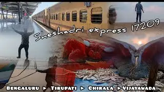 Sheshadri Express 17209 || Chirala Beach || Andra style marriage function || #ipl #travel #karnataka