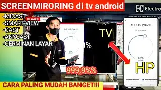 CARA SCREEN MIRRORING ANDROID TV