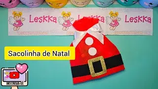 DIY - SACOLINHA DE NATAL - LEMBRANCINHA