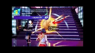 Collect the Coin in the Soundwave Series: Gen Hoshino Concert - Fortnite challenges