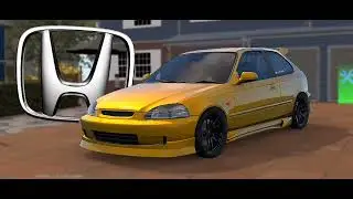 YELLOW BABY HONDA CIVIC EK9 VTEC| CAR PARKING MULTIPLAYER 2