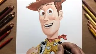 Drawing: Woody (Toy Story) - Timelapse | Artology