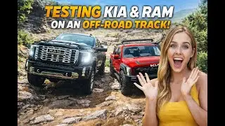 🔥Kia Pickup vs RAM Pickup Truck | Real Off-Road Test & Trail Challenge