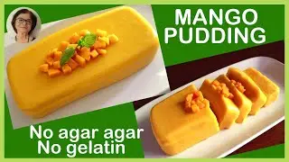 Quick and Easy Goan Style Mango Pudding Recipe / No Gelatin, No Agar Agar, No Egg/ Easy Dessert