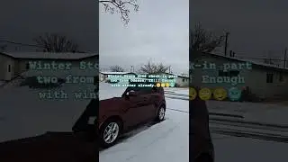 Winter Storm 2026 check-in, part two!! #odessatx #snowfall #weather #winterstorm #winter #snow