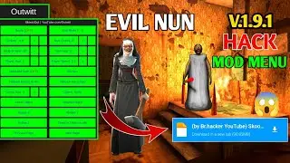 HOW TO DOWNLOAD EVIL NUN MOD MENU 😱 | NEW VERSION 1.9.1 HACK #granny #modmenu #hack #viralvideo 