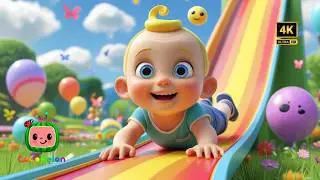 Rainbow Slide Mashup🎵 | CoComelon Nursery Rhymes | Kids Melody Magic
