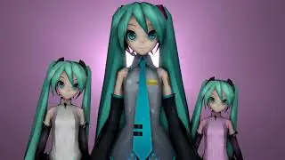 Hatsune Chibi and Petit Miku