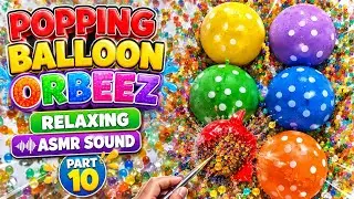 Satisfying Mixing Beautiful Color Balloon with Water Beads Orbeez Popping Asmr Compilation part 9