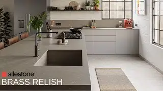 Silestone Brass Relish from the New Urban Crush Quartz Collection