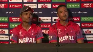 CWCQ: Nepal - Paras Khadka and Rohit Kumar - Post match Press Conference - 12 March 2018