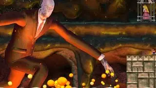 New Super Mario Bros Wii - Slender Man Boss Battle