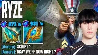 WHAT HAPPENS WHEN A PROPLAYER USES RYZE MID | HLE ZEKA
