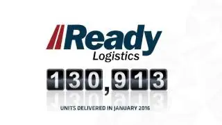Ready Logistics: Monthly Units Delivered