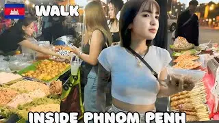 Inside Phnom Penh’s Most Popular Walk Street | Best Street Food & Safety for Tourists in Cambodia