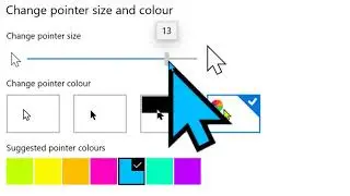 How to change mouse pointer size on Windows PC