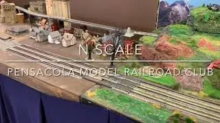 N Scale Layout Tour | Pensacola Model Railroad Club October 21, 2021