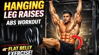 Hanging Leg Raises Exercise | Best Lower Abs Workout | Six Pack Abs