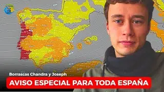 AVISOS por NEVADAS de 1Ocm; RACHAS DE 100km/h; Fuertes Tormentas Vigentes