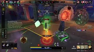 super SMITE arena action Amaterasu plus group