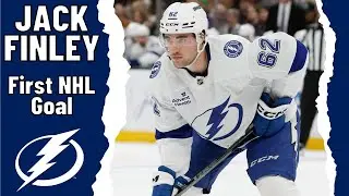 Jack Finley #62 (Tampa Bay Lightning) first NHL goal Nov 15, 2025