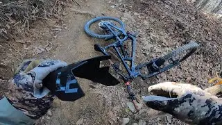 [MTB PARK] 겁없이 용평 블루코스에 들이댔다 참교육 당하는 영상