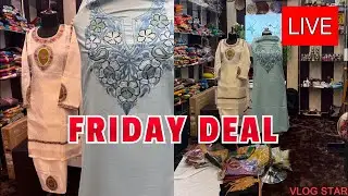 LIVE SALE ON KASHMIRI COTTON SUITS AND SILK CO ORD SETS IN TILLA WORK