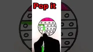 Pop it drawing | #shorts