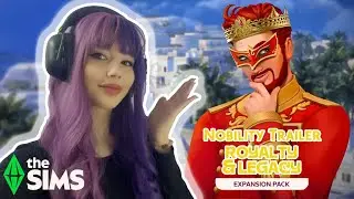 The Sims 4: Royalty & Legacy👑 Nobility Gameplay Trailer Reaction😱