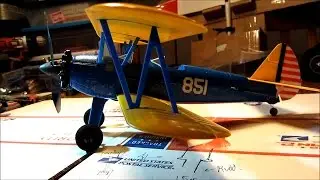 E-Flite UMX PT-17 - GWS 5043 prop, S Cub wheels, etc