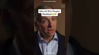 Why All Rich People Meditate! 🤯💰#Shorts #Rich  #Raydalio #Successful #Mindset