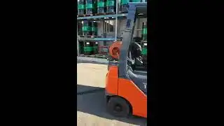 Toyota tonero 8fgf15 LPG forklift speed limit menu