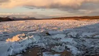 Breakup Timelapse of the Kuskokwim River at Aniak (2017)