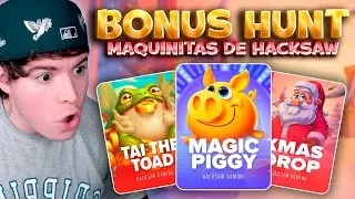 HICE UN BONUS HUNT EN MAQUINITAS DE HACKSAW🤯🎰💸