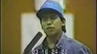 Chief Roger William at the UBCIC Special People's Assembly, April 28-30, 1992