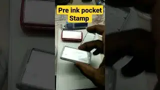 Trodat Pocket Stamp | Best Quality self ink pocket Stamp | #stamps #shorts