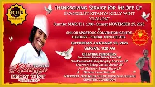 Funeral Service For Evangelist Kitanya Kelly Wint Sat Jan 24, 2026 @ 11am #funeral #trending