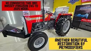 Massey ferguson 245 restoration |pb7modifiers| hoshiarpur| 1991 model to 2025 conversion