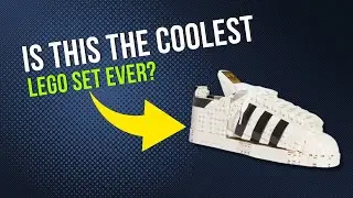 LEGO Adidas Originals Superstar Trainers Collectors Building Set - Unboxing