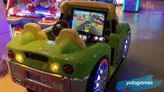 Happy Sports Car Coin Operated Kiddie Rides For Sale|Storefront Kiddie Rides For Sale