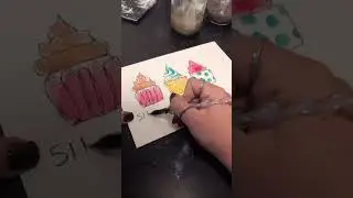 Fall DIY Card Idea #puns #art #glasspen #drawing #dippen